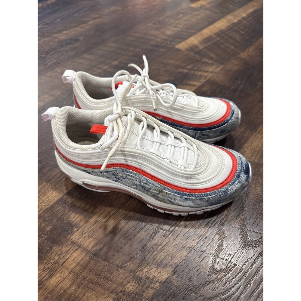 Woman’s NIKE AIR MAX 97 "WASHED DENIM PACK" SZ 8.5 [DV2180-900] GUC